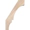 Ekena Millwork 5 1/2"W x 14"D x 22"H Balboa Smooth Knee Brace, Douglas Fir BRC06X14X22BOA00SDF - alternate 4